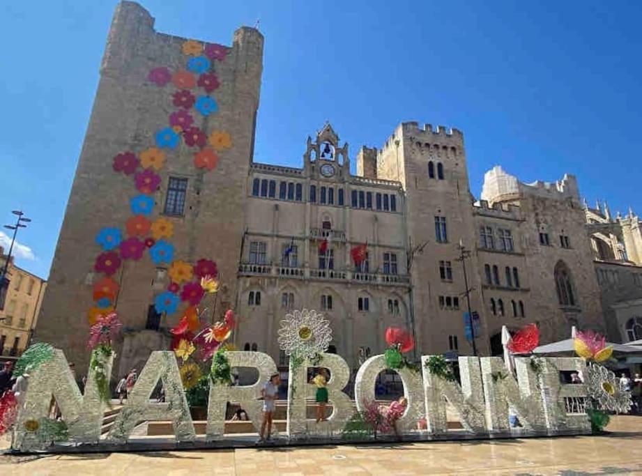 Ferienwohnung Soleil Sucre T2 Centre Historique De Narbonne Exterior foto